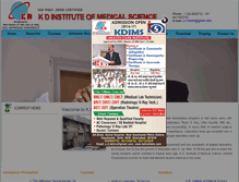 Tablet Screenshot of kdinstitute.com